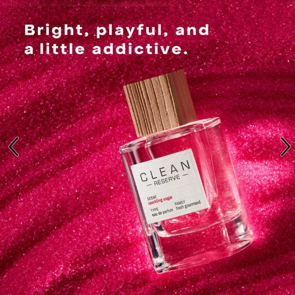 NWT CLEAN RESERVE  Sparkling Sugar EDP with Peach 3 ml